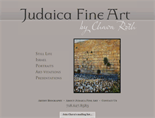 Tablet Screenshot of judaicafineart.com